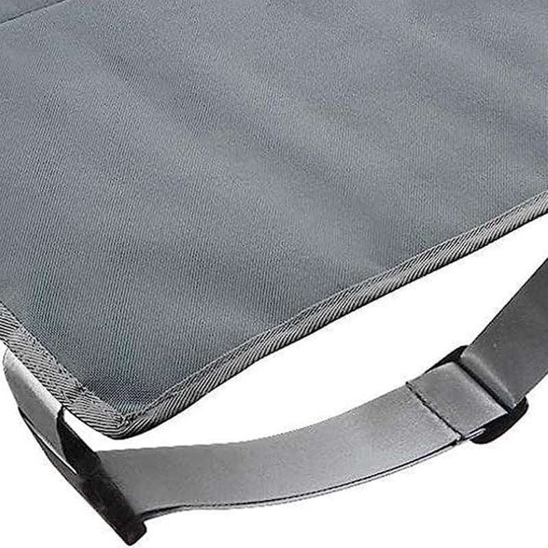 Kids Airplane Footrest Adjustable Toddler Seat Extender Portable Folding Bed For Long Flights Includes Storage Bag Grey - Image 4